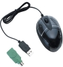 Targus Wired Mini Optical Mouse - Mouse - optical - 3 button(s) - wired - USB - red