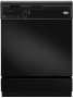 Whirlpool DU930PWSB 6" Console Styling Undercounter Dishwasher (Black)