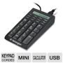 Kensington Notebook Keypad/Calculator with USB Hub, 19-key pad 72274