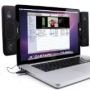 GOgroove SideStream Portable Clip-On USB Stereo Speakers with Powerful Built-In Digital Amplifier and Subwoofer