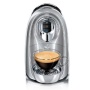 Tchibo 4043002885394 Cafissimo Compact Kaffeemaschine / Espressomaschine für Kapseln mit Espresso, Caffe Crema, Filterkaffee, silber