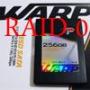 RAID: 2 x Patriot Warp v3 SSD 256 GB