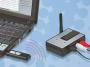 Aktives USB-Funkübertragungssystem für Audio-Signale 2,4Ghz - Digitales Audio-Funksystem für Musik von PC & Notebook