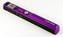 PURPLE Vupoint Magic Wand Portable Scanner Bundle with 1" Color LCD Display