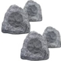(set of 4) of New Outdoor Garden Waterproof Granite Rock Patio Speakers 4R4G