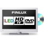 Finlux 19H6030S-D 19 Inch Widescreen HD Ready LED TV with Freeview and Built-in DVD Player - Silver