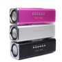 GadgetinBox™ Rechargeable Music Angel Docking Speakers For Apple iPhone's / iPod's (Silver)