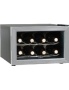 Culinair AW82S Thermoelectric 8-Bottle Wine Cooler, Silver/Black