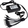 Wennow IR Security Cameras 4 Port 12V 5A DC Power Adapter for Q-see Zmodo Swann