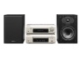 Denon D-F109DABCSPBKEK CD System with DAB Receiver, CD Player and Speaker - Silver/Black