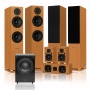 Fluance SX Series 7.1 Home Theater Surround Sound Speaker System with Floorstanding Surrounds & DB150 Powered Subwoofer