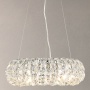 John Lewis Bangles Small Crystal Brass Ceiling Light