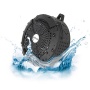 Photive Rain WaterProof Portable Bluetooth Shower speaker. Rugged Wireless Outdoor/Shower Speaker with Built in Microphone - Black