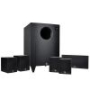 JVC SX-W655B 6-Piece 5.1 Channel Surround Sound Speaker System (Black)