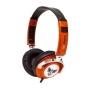 iFrogz EP-NP-7200 EarPollution Nerve Pipe Headphones - Eagle (Orange/Chrome)