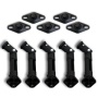 Seismic Audio - (5) NEW BLACK Ceiling Wall Home Speaker Brackets Mounts BOSE