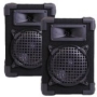 New DJ PA Karaoke Home Bookshelf 6.5&quot; Pro Audio Black Two Way Speaker Pair 600C