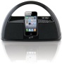 iLive iBP181B Portable Boombox PLL/FM Radio with Dock for iPhone/iPod