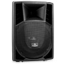 Auna Sonido profesional Altavoz autoamplificado DJ Subwoofer 38cm (15") 750W RMS 1500W máx. ABS Sección de micrófono Diseño monitor Montaje soporte tr