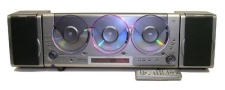 Emerson MS3108 3-CD Changer Audio System with Digital Tuner, Matching Speakers, and Remote Control