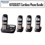 Panasonic KXTG6592T DECT 6.0 Amplified Cordless Phone With Two Expanadable Handset Bundle