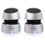 Satechi SX2 Portable Twin Speakers for iPhone 4, iPad 2, MacBook Pro, Macbook Air, ASUS Eee Pad Tran