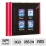 Eclipse V180 8GB MP4 Player - 1.8" Display, Touchscreen, Red - ECLIPSEV180RD8GB  ECLIPSEV180RD8GB