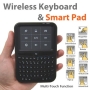 DSI 2.4GHZ Wireless Keyboard WITH Touchpad Black RK-728