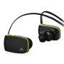 Avantree Sacool, Sports use,Strong Bass, Ultra-light Bluetooth Stereo Headset with Mic for Universal wireless Music & Call-Black/Green.