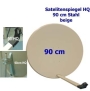 Satschüssel HQ Stahl 90 cm beige