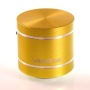 Vibe-Tribe Troll Golden Green: Compact Vibration Speaker & MP3 player, funzionamento stand-alone grazie a slot SD-card, Radio FM e Telecomando Infraro