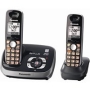 Panasonic KX-TG6532B Expandable Digital Cordless Phone with Answering System 2 handsets