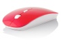 VEO | Mouse senza fili per Macbook iMac, computer portatili, PC, tablet, ROSSO