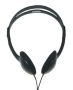 Inland Products 3.5mm Basic Headphones - Black - Mini-phone - Wired - Over-the-head - Binaural - Supra-aural