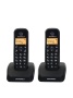 Motorola DECT Serie S12 Duo - Teléfono inalámbrico digital, color negro