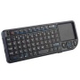 Rii Portable 2.4GHz Mini Wireless Keyboard Handheld Rechargeable Keyboard Touchpad for Laptops Notebooks Computer IPTV Car PC Wii PS3 HTPC (Black)