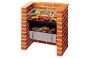 Built-in Grill and Bake Charcoal BBQ