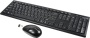 LogiLink Tastatur Maus Kombination Funk schwarz