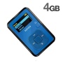 Sandisk Sansa Clip+ Plus 4GB MP3 Player, microSD/SDHC Slot, FM Radio, Voice Recorder, BLUE