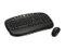 Recertified: Logitech 967437-0403 Black 104 Normal Keys 7 Function Keys USB or PS/2 Cordless Standard Keyboard and Optical PS/2 Mouse