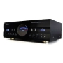 XXL-Skytronic 5.1 Heimkino HiFi Verstärker Surround Receiver (3-Band-EQ, 3x Cinch-In, 2x Mic-In) 600 Watt