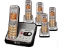 AT&T EL52500 Cordless Phone - DECT - 1 x Phone Line - 5 x Handset - Answering Machine - Caller ID - Speakerphone - Backlight