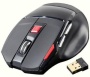 LUPO 2.4GHz 2000 dpi Plug & Play Wireless Optical Mouse with USB Mini Receiver - BLACK