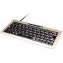 SolidTek KB-P3100SP 77 Normal Keys PS/2 Wired Ultra Mini Keyboard