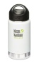 Klean Kanteen Wide Mouth Insulated Bottle (Stainless Loop Cap) - Glacier White 12 oz.