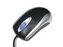 DCT Factory 03M-OPT-BCLI Black &amp; Silver 3 Buttons 1 x Wheel PS/2 Wired Optical Mouse - Retail