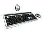 KA14-998B Black&Silver RF Wireless Keyboard w/ Mouse