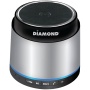 Diamond Multimedia MSPBT300S Mobile Portable Wireless Bluetooth Speaker for iPhone, iPad and Other Bluetooth Devices - Retail Packaging - Silver