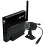 JAY-tech IR8103 Mini-Funk Überwachungskamera (2,4 GHz, für Tag / Nacht / Innen / Aussen, inkl. IR Sensoren) schwarz