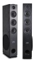 VM Audio EXAT31 Black Floorstanding Powered Bluetooth Tower Home Speakers Pair